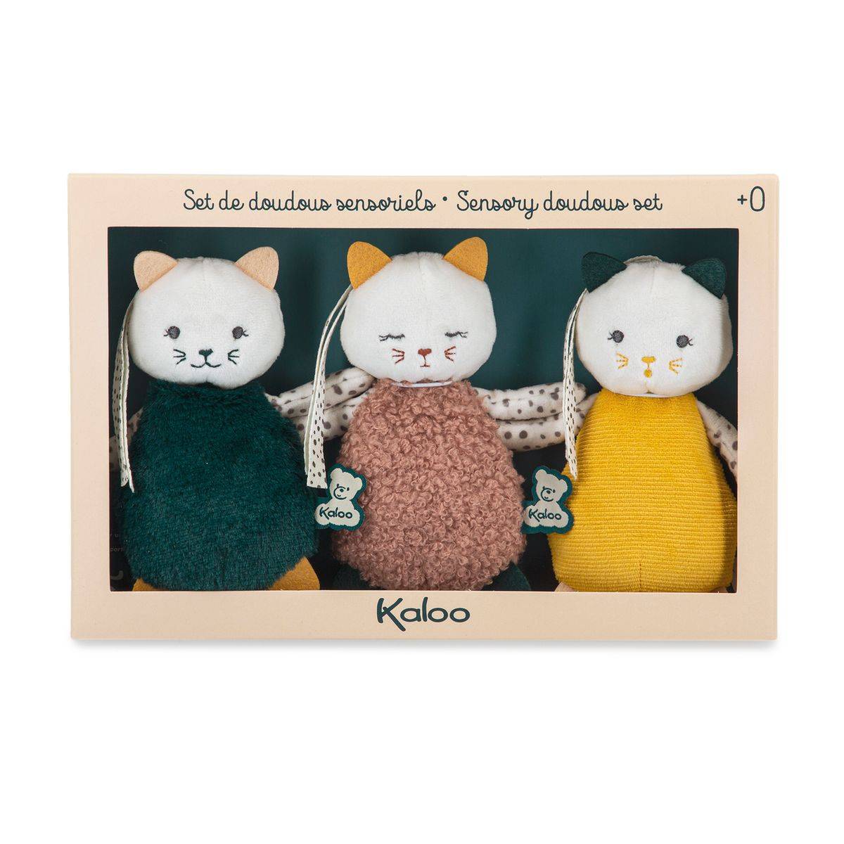 STIMULI SET DE DOUDOUS SENSORIELS – KALOO