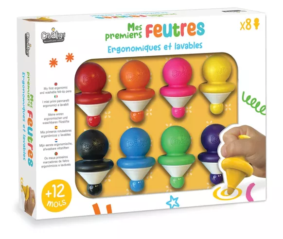 Mes premiers feutres x 8 Créa Lign’