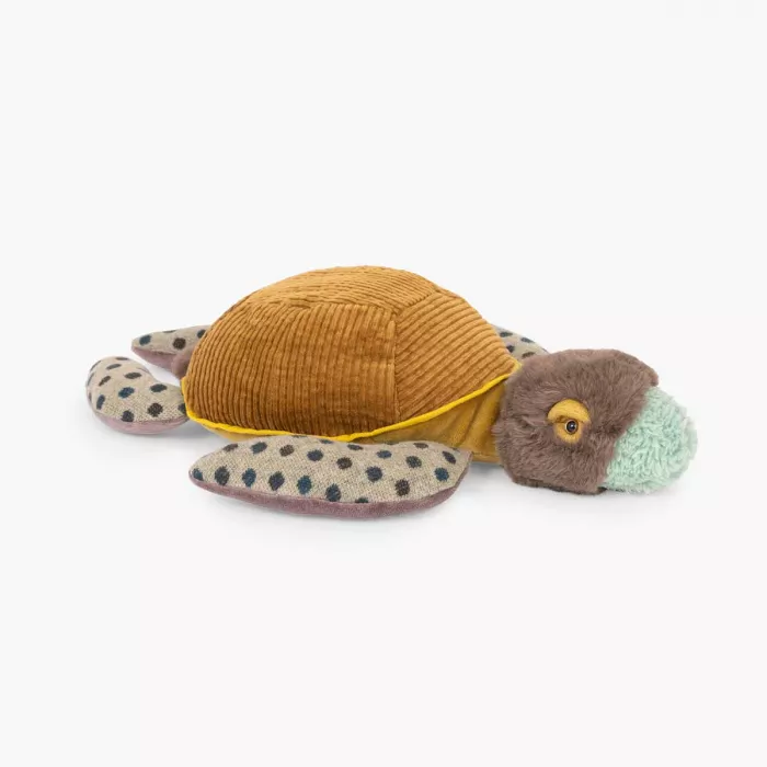 PETITE TORTUE EN PELUCHE TOUT AUTOUR DU MONDE – MOULIN ROTY
