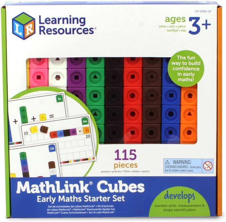 Kit d’activités Montessori : apprendre à compter avec les cubes Mathlink