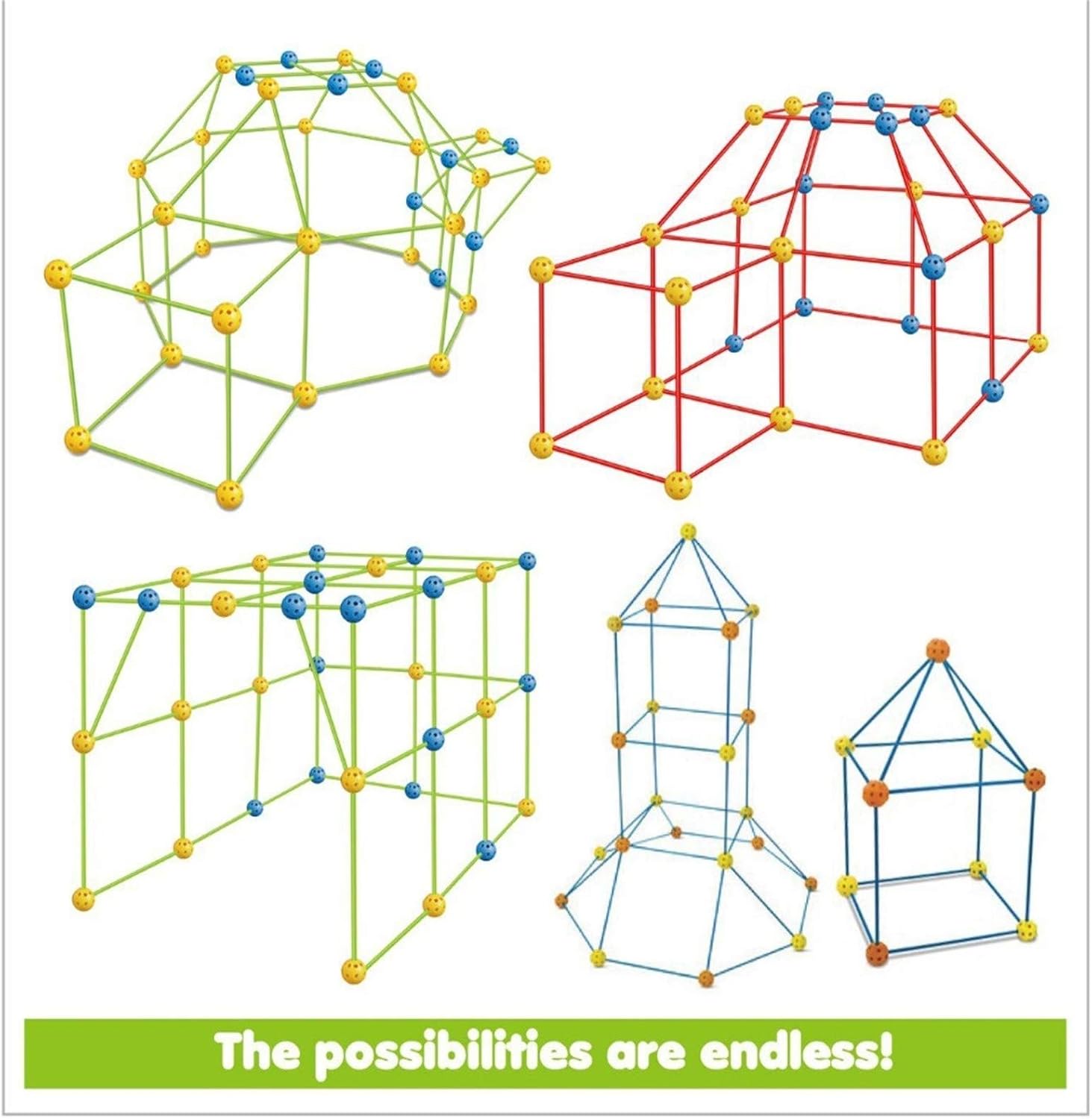 Kit de construction Montessori 157 pièces : jouet d’apprentissage et de bricolage pour enfants