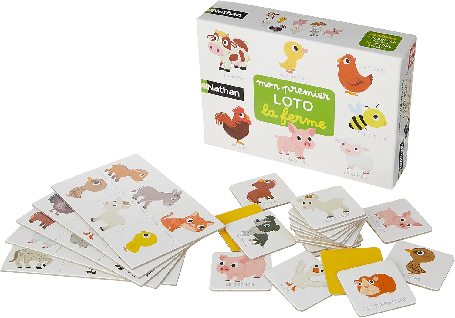 Loto Montessori : découvrez les animaux de la ferme avec Nathan dès 2 ans