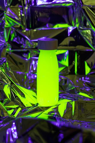 Bouteille sensorielle fluo jaune – Image 2