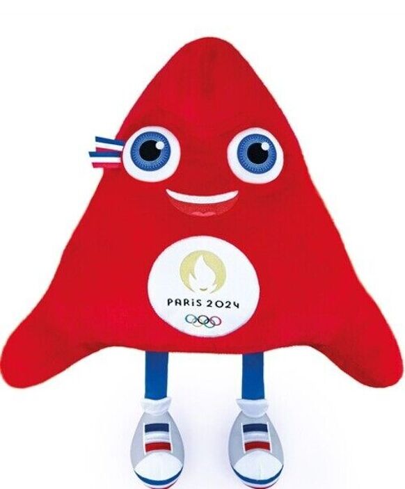 Peluche Géante Mascotte Officielle Jeux Olympiques Paris 2024 – 80 cm