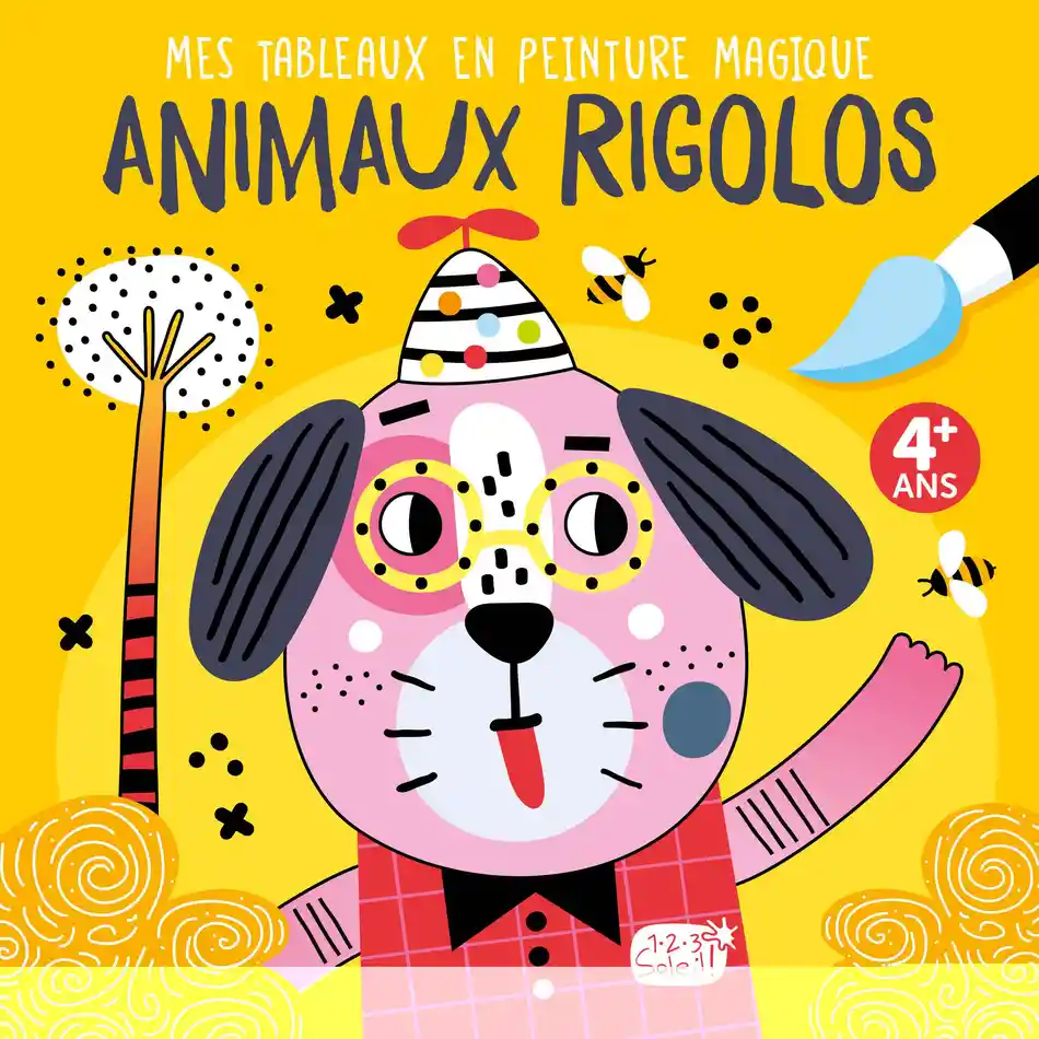 Animaux rigolos – Avec 1 pinceau